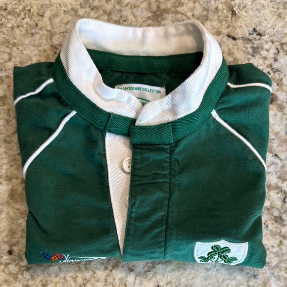 LANSDOWNE Ireland Rugby Shirt Green Baby/Infant Top “Rugby Star In Training” - Picture 7 of 7